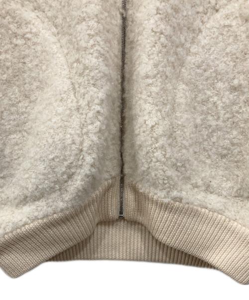 23区（ニジュウサンク）23区 (ニジュウサンク) ボアジャケット ベージュ サイズ:38の古着・服飾アイテム