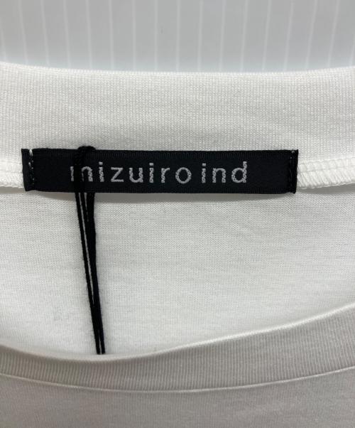 mizuiro-ind（ミズイロインド）mizuiro-ind (ミズイロインド) メッシュスリーブチュニックワンピース ホワイト サイズ:Freeの古着・服飾アイテム