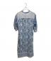 ANTIPAST（アンティパスト）の古着「Gament-Dyed Emboiidery Dress」｜ライトブルー