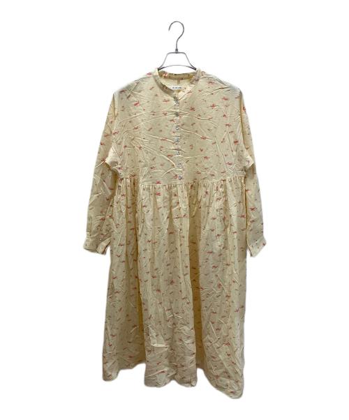 susuri（ススリ）susuri (ススリ) 25SS フォーマードレス 小花柄ワンピース イエロー サイズ:1の古着・服飾アイテム