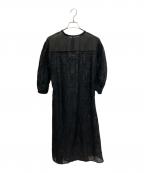 ANTIPASTアンティパスト）の古着「Gament-Dyed Emboiidery Dress」｜ブラック