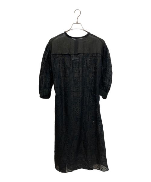 ANTIPAST（アンティパスト）ANTIPAST (アンティパスト) Gament-Dyed Emboiidery Dress ブラック サイズ:1の古着・服飾アイテム