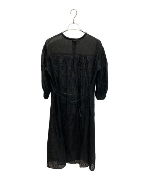 ANTIPAST（アンティパスト）ANTIPAST (アンティパスト) Gament-Dyed Emboiidery Dress ブラック サイズ:1の古着・服飾アイテム