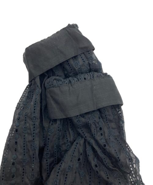 ANTIPAST（アンティパスト）ANTIPAST (アンティパスト) Gament-Dyed Emboiidery Dress ブラック サイズ:1の古着・服飾アイテム