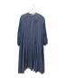 FOR flowers of romance（フォー フラワーズオブロマンス）の古着「color denim flared DRESS」｜ブルー