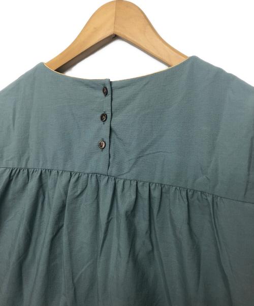 mina perhonen（ミナ ペルホネン）mina perhonen (ミナ ペルホネン) anemone　ワンピース グリーン サイズ:38の古着・服飾アイテム