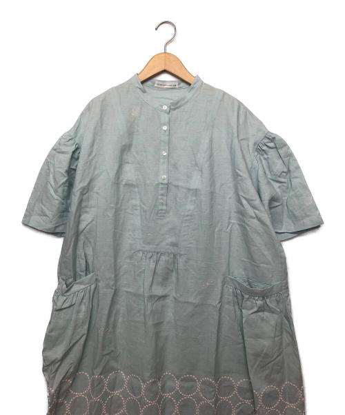 mina perhonen（ミナ ペルホネン）mina perhonen (ミナ ペルホネン) ami 24SS ライトブルー サイズ:38の古着・服飾アイテム