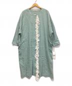 mina perhonenミナ ペルホネン）の古着「ワンピース」｜ライトブルー