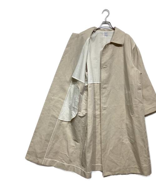 SP STASTNY PRODUKT（エシュペー）SP STASTNY PRODUKT (エシュペー) ステンカラーコート ナチュラル サイズ:2の古着・服飾アイテム