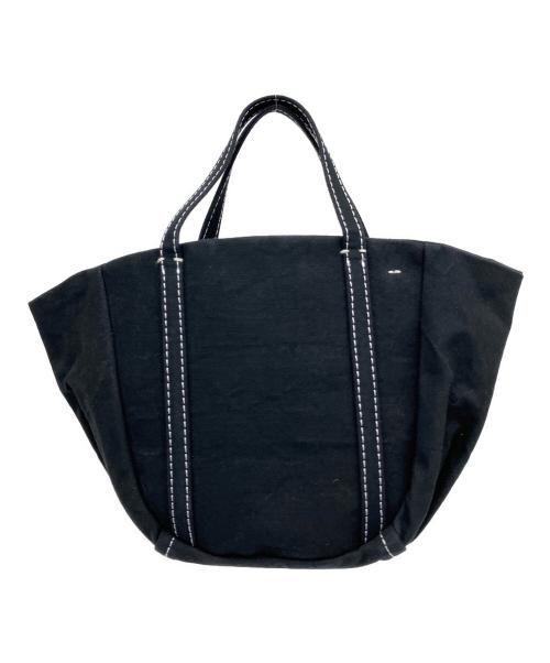 ebagos（エバゴス）ebagos (エバゴス) キャンバス・カゴポケット付トートの古着・服飾アイテム