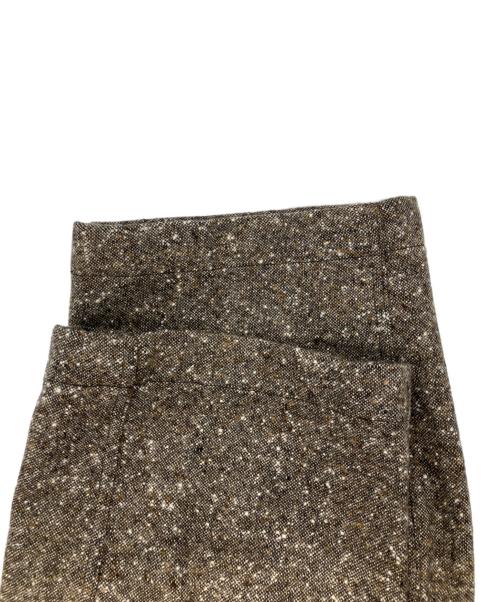 BUZZ RICKSON'S（バズリクソンズ）Buzz Rickson's (バズリクソンズ) AVIATION ASSOCIATES NEP WOOL TROUSERS ネップウールトラウザーズ  ウールパンツ　ボタンフライ ブラウン サイズ: 96cm (W38)の古着・服飾アイテム