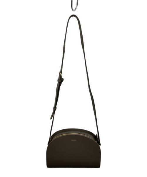 A.P.C.（アーペーセー）A.P.C. (アーペーセー) ハーフムーンショルダーバッグ グレー サイズ:下記参照の古着・服飾アイテム