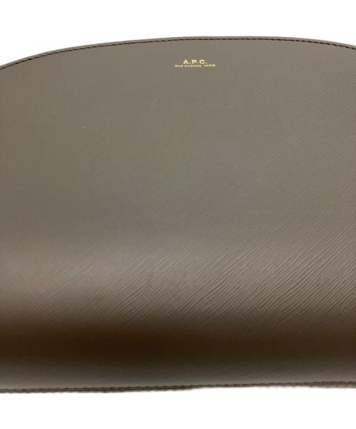 A.P.C.（アーペーセー）A.P.C. (アーペーセー) ハーフムーンショルダーバッグ グレー サイズ:下記参照の古着・服飾アイテム