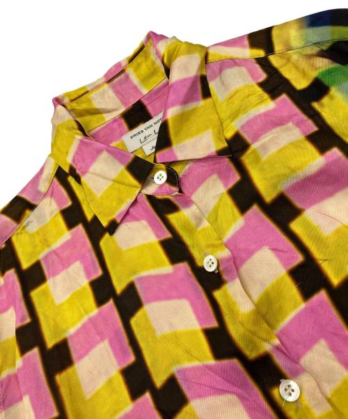 DRIES VAN NOTEN（ドリスヴァンノッテン）DRIES VAN NOTEN (ドリスヴァンノッテン) Len Lye (レン・ライ) 半袖シャツ マルチカラー サイズ:34の古着・服飾アイテム