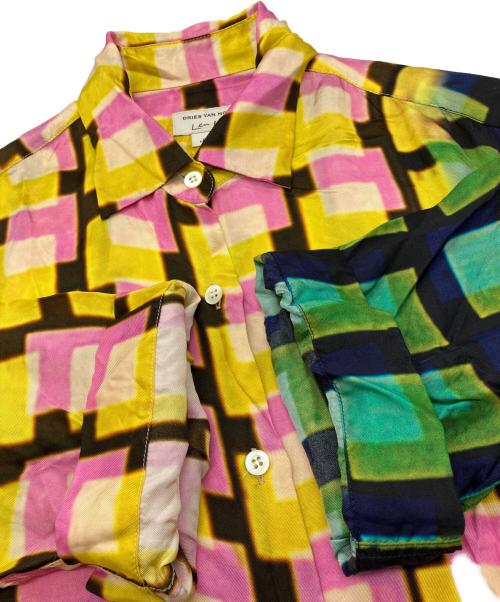DRIES VAN NOTEN（ドリスヴァンノッテン）DRIES VAN NOTEN (ドリスヴァンノッテン) Len Lye (レン・ライ) 半袖シャツ マルチカラー サイズ:34の古着・服飾アイテム