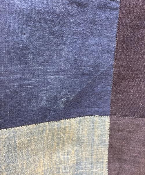 VISVIM（ビズビム）VISVIM (ビズビム) CROCHET KNIT VEST (N.D.) ブラウン×ネイビー サイズ:4の古着・服飾アイテム