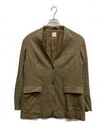 6(ROKU) BEAUTY&YOUTH（ロク ビューティーアンドユース）の古着「NO COLLAR JACKET」｜カーキ