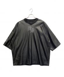 BREATH（ブレス）の古着「FAUX LEATHER GAME SHIRT」｜ブラック
