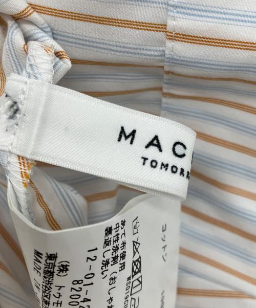 MACPHEE（マカフィー）MACPHEE (マカフィー) コットンブロード クロップドシャツ ホワイト サイズ:36の古着・服飾アイテム