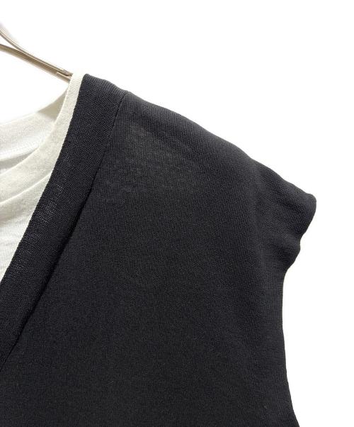 ENFOLD（エンフォルド）ENFOLD (エンフォルド) SLEEVELESS PULLOVER ブラック サイズ:38の古着・服飾アイテム