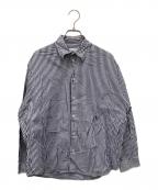Sporty & Richスポーティーアンドリッチ）の古着「SRC OVERSIZED SHIRT」｜ブルー