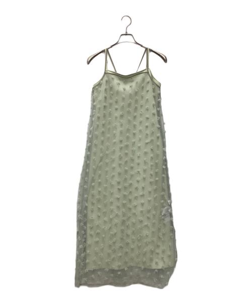 emmi（エミ）emmi (エミ) フラワーチュールキャミワンピース 25年モデル グリーン サイズ:SIZE 1の古着・服飾アイテム