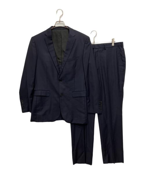 BLACK LABEL CRESTBRIDGE（ブラックレーベル クレストブリッジ）BLACK LABEL CRESTBRIDGE (ブラックレーベル クレストブリッジ) セットアップスーツ ネイビー サイズ:42Lの古着・服飾アイテム