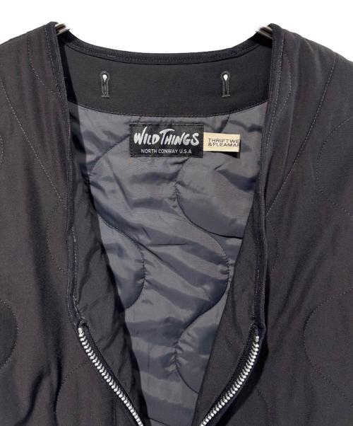 WILD THINGS（ワイルドシングス）WILD THINGS (ワイルドシングス) Firsthand (ファーストハンド) キルティングジャケット ブラック サイズ:SIZE Mの古着・服飾アイテム