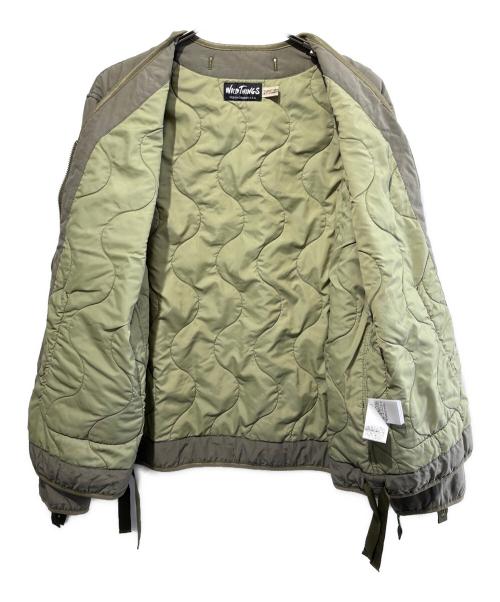 WILD THINGS（ワイルドシングス）WILD THINGS (ワイルドシングス) Firsthand (ファーストハンド) キルティングジャケット オリーブ サイズ:SIZE Mの古着・服飾アイテム