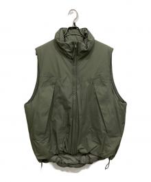 HYKE（ハイク）の古着「PERTEXナイロンベスト」｜オリーブ