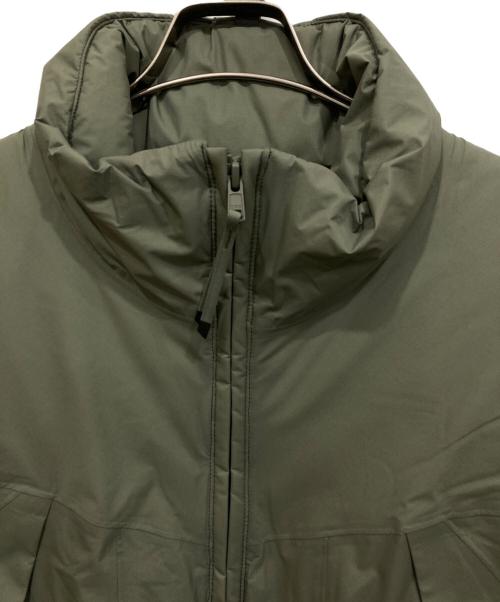 HYKE（ハイク）HYKE (ハイク) PERTEXナイロンベスト オリーブ サイズ:3の古着・服飾アイテム