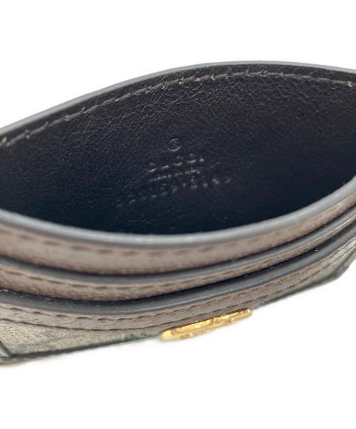 GUCCI（グッチ）GUCCI (グッチ) GG パスケース　カードケース ブラウンの古着・服飾アイテム