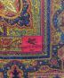 中古・古着 ETRO (エトロ) ペイズリー柄シルク混ストール レッド：5000円