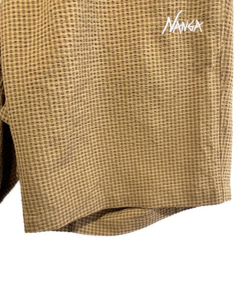 NANGA（ナンガ）NANGA (ナンガ) WIND AND SEA (ウィンダンシー) DOT AIR SHORTS ブラウン サイズ:Mの古着・服飾アイテム