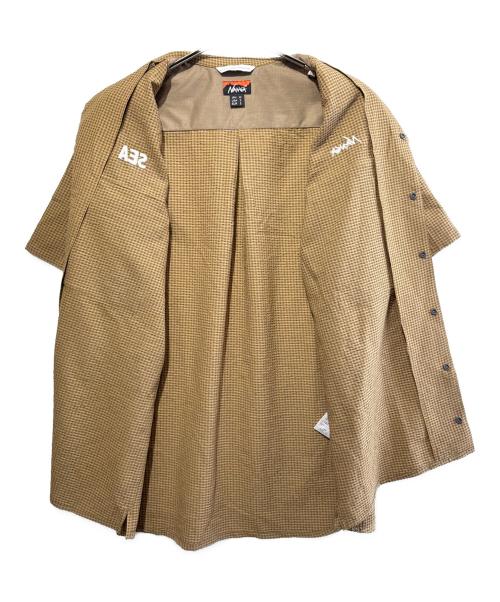 NANGA（ナンガ）NANGA (ナンガ) オープンカラーシャツ ブラウン サイズ:Mの古着・服飾アイテム