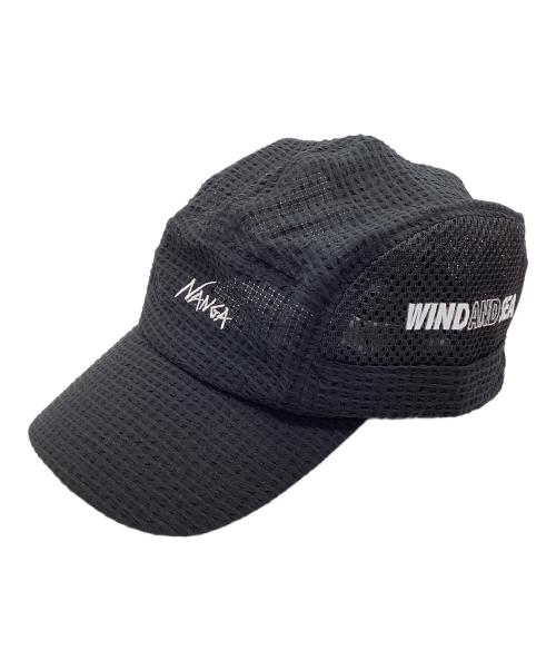 NANGA（ナンガ）NANGA (ナンガ) WIND AND SEA (ウィンダンシー) Camp Cap ブラック サイズ:FREE 未使用品の古着・服飾アイテム