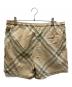 BURBERRY (バーバリー) チェックスイムショーツ ベージュ サイズ:L：15000円