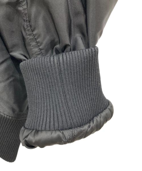 BURBERRY（バーバリー）BURBERRY (バーバリー) バックプリントMA-1ジャケット ブラック サイズ:XLの古着・服飾アイテム