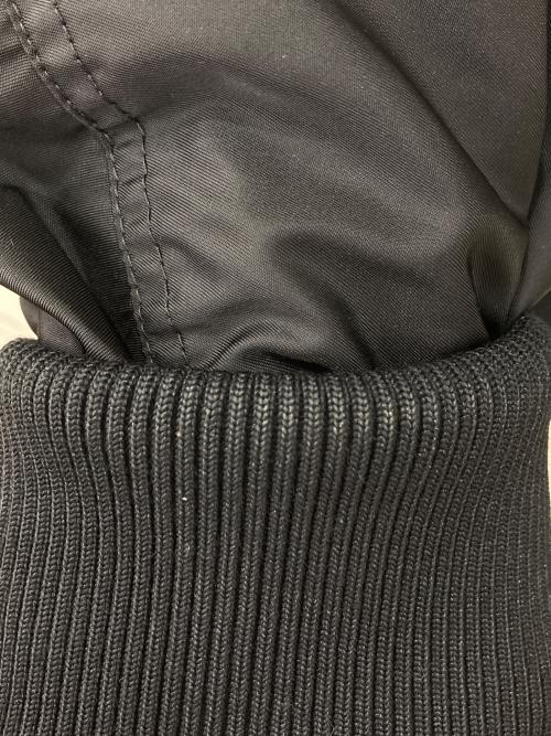 BURBERRY（バーバリー）BURBERRY (バーバリー) バックプリントMA-1ジャケット ブラック サイズ:XLの古着・服飾アイテム