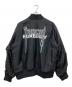 BURBERRY (バーバリー) バックプリントMA-1ジャケット ブラック サイズ:XL：70000円