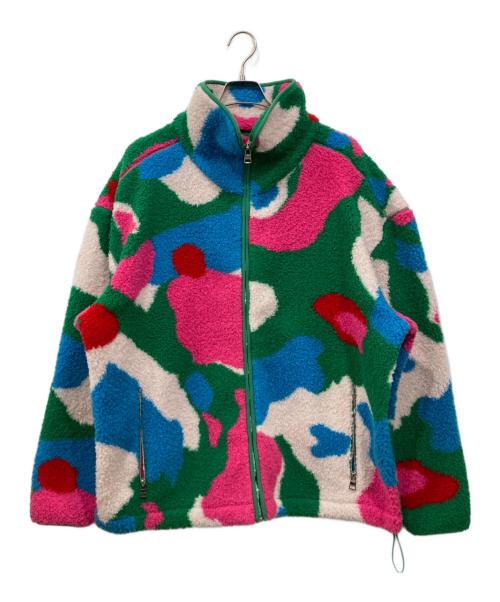J.W.ANDERSON（ジェイダブリューアンダーソン）J.W.ANDERSON (ジェイダブリューアンダーソン) グラフィック フリースジャケット マルチカラー サイズ:XLの古着・服飾アイテム