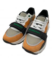BURBERRY（バーバリー）の古着「LOW TOP SNEAKER RAMSEY/ロートップスニーカー ラムジー」｜オレンジ