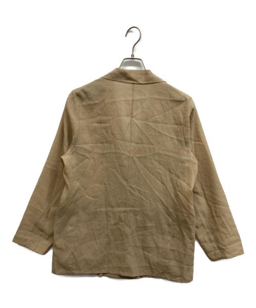 Loungedress（ラウンジドレス）Loungedress (ラウンジドレス) リネンライクシアージャケット ベージュ サイズ:Freeの古着・服飾アイテム