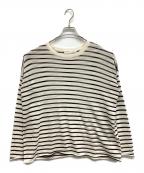 L'appartementアパルトモン）の古着「Border Sheer Knit」｜アイボリー