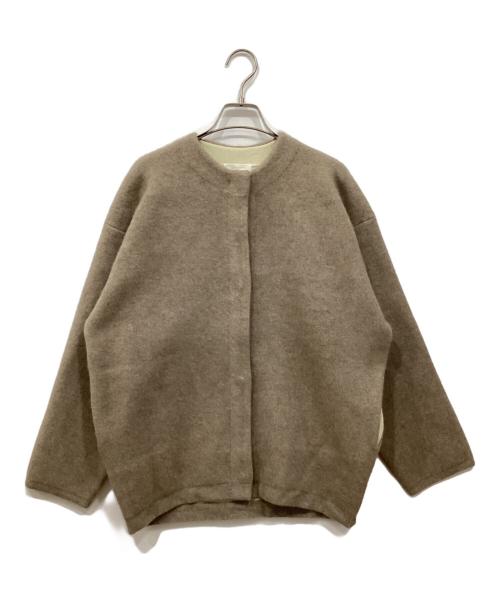 Loungedress（ラウンジドレス）Loungedress (ラウンジドレス) 接結ニットコート ブラウン サイズ:Freeの古着・服飾アイテム