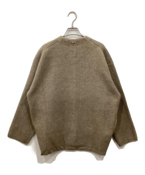 Loungedress（ラウンジドレス）Loungedress (ラウンジドレス) 接結ニットコート ブラウン サイズ:Freeの古着・服飾アイテム