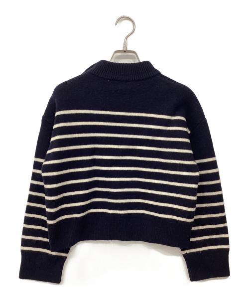 RANDEBOO（ランデブー）RANDEBOO (ランデブー) Border marine knit ネイビー サイズ:Freeの古着・服飾アイテム