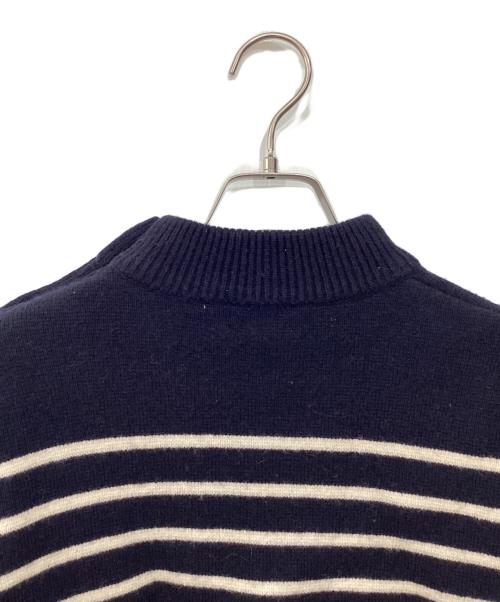 RANDEBOO（ランデブー）RANDEBOO (ランデブー) Border marine knit ネイビー サイズ:Freeの古着・服飾アイテム