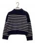 RANDEBOO（ランデブー）の古着「Border marine knit」｜ネイビー