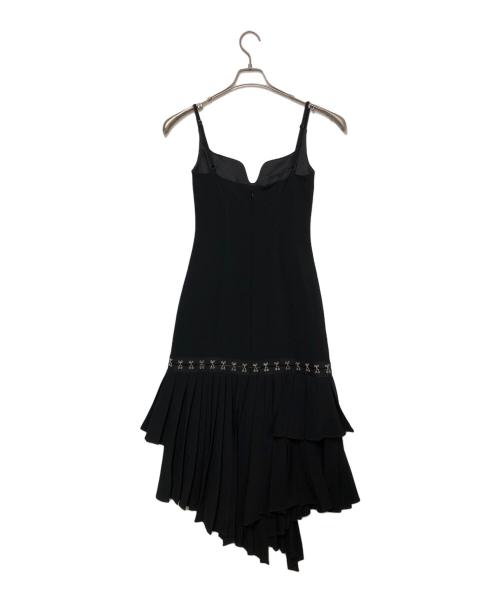 H&M（エイチアンドエム）H&M (エイチアンドエム) ROKH (ロク) レイヤードスカートアシンメトリーワンピース ブラック サイズ:XS 未使用品の古着・服飾アイテム